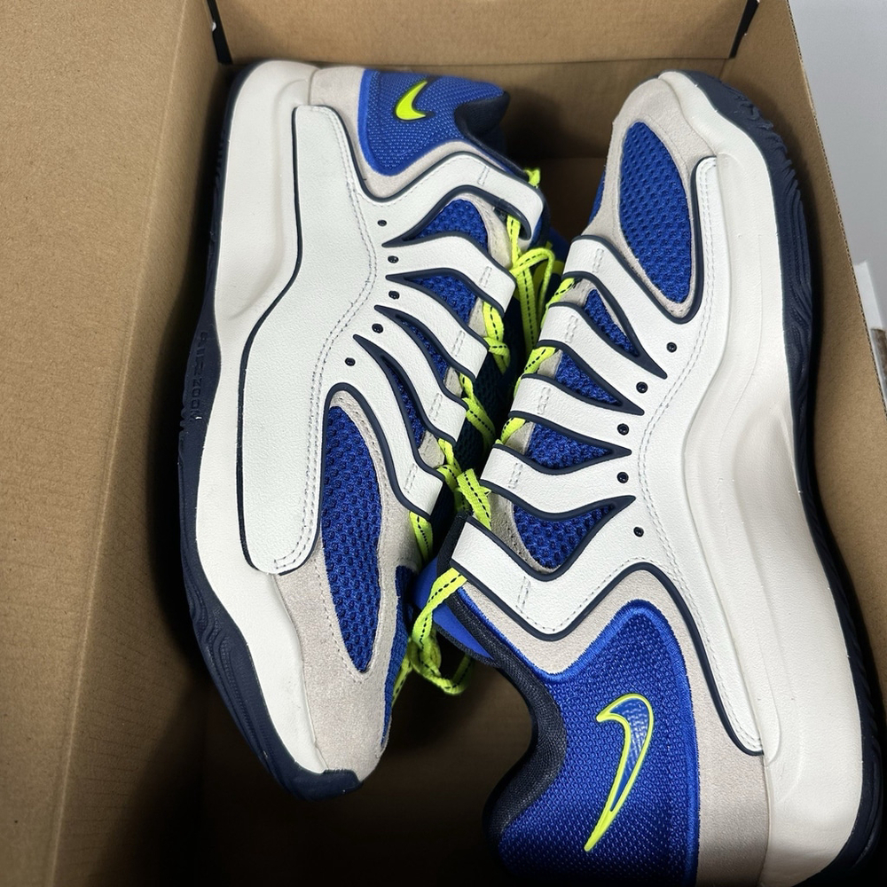 Nike KD 18 Smart City Basketball Sneaker Royal Blue Yellow Mens 11 Women’s 12.5 - Picture 8 of 10